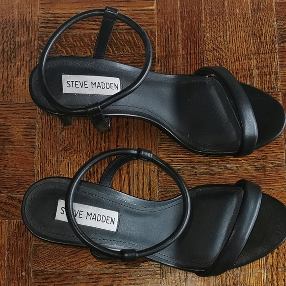 Black Strappy Sandals - Picture 3 of 5